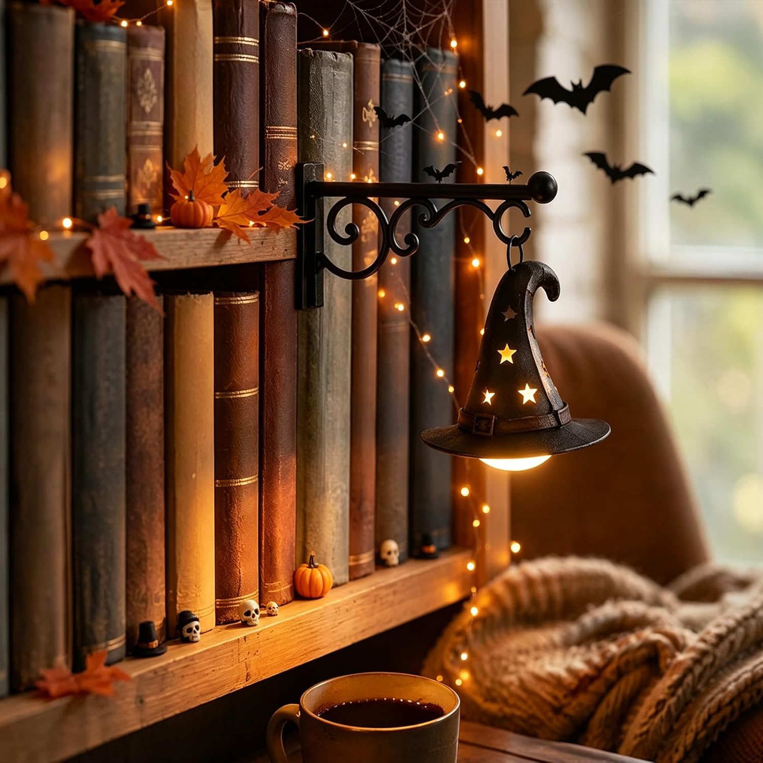 Bookshelf - Lámpara de estantería, linterna de biblioteca,