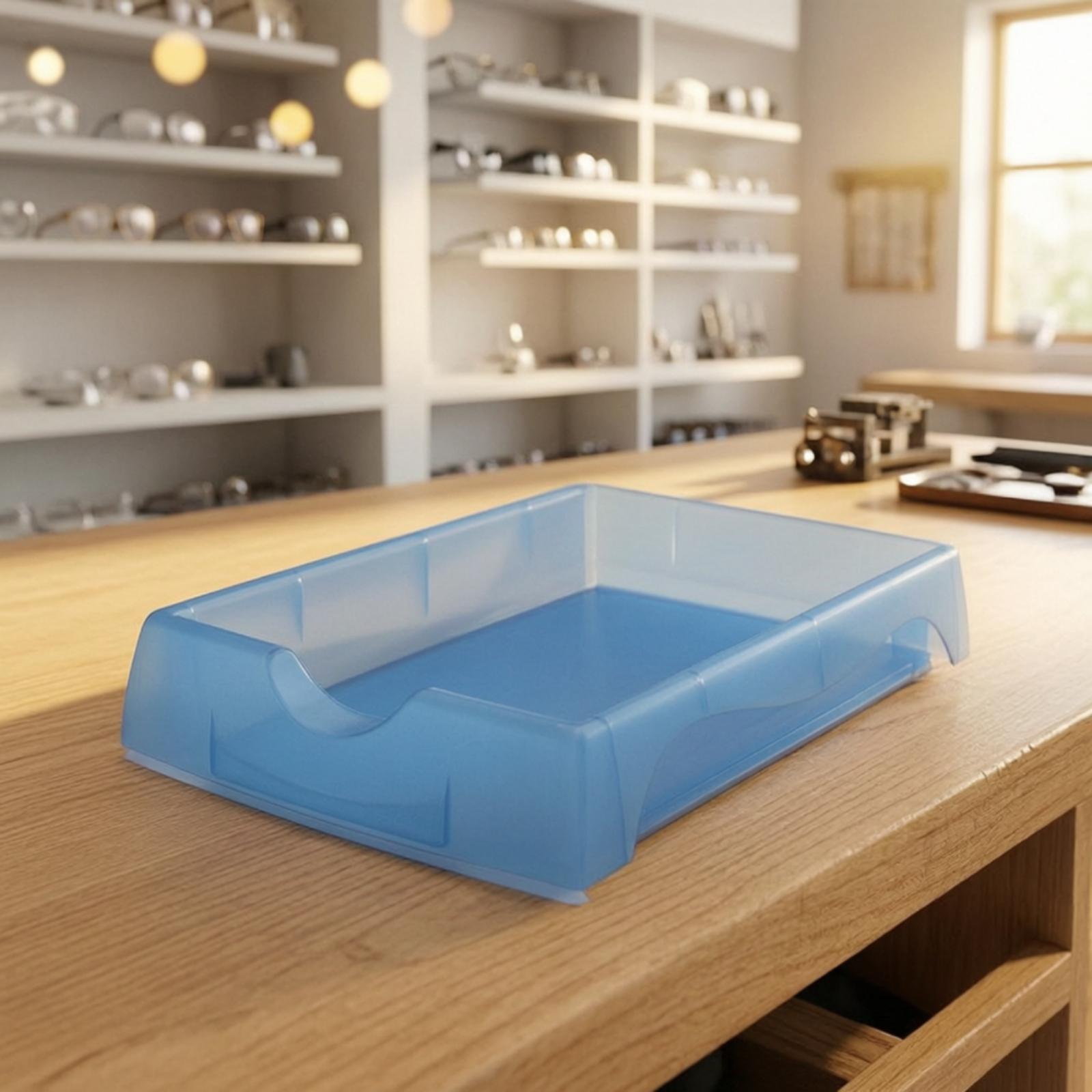 Desk Organizer - Bandeja duradera de polipropileno para lentes