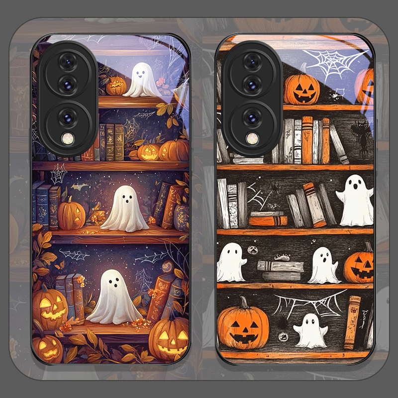 Bookshelf - Funda de teléfono de vidrio templado