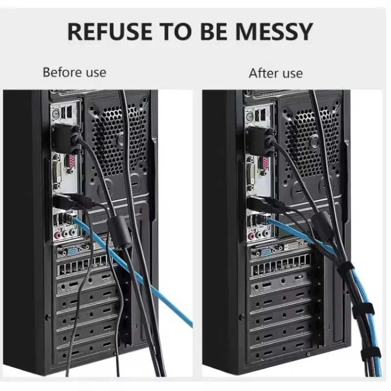 Organizador de cables de 1/5M, - Desk Organizer reseña y precio